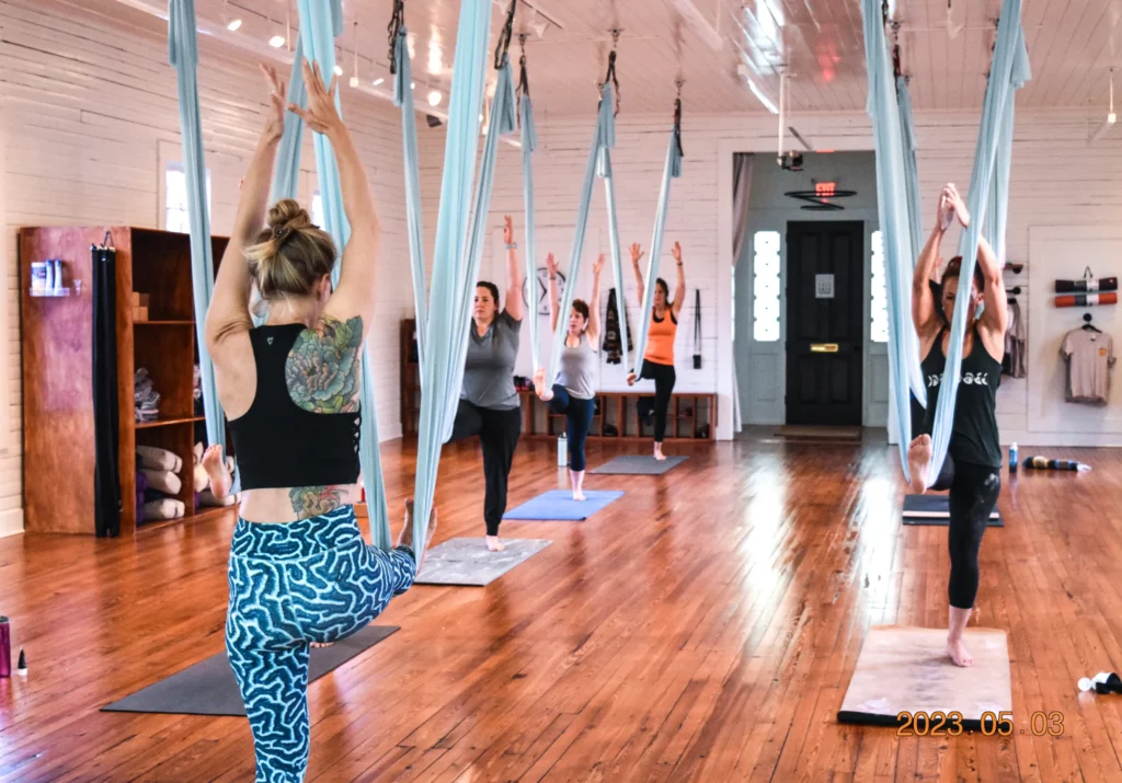 Aerial Yoga, Light on Yoga Fitness