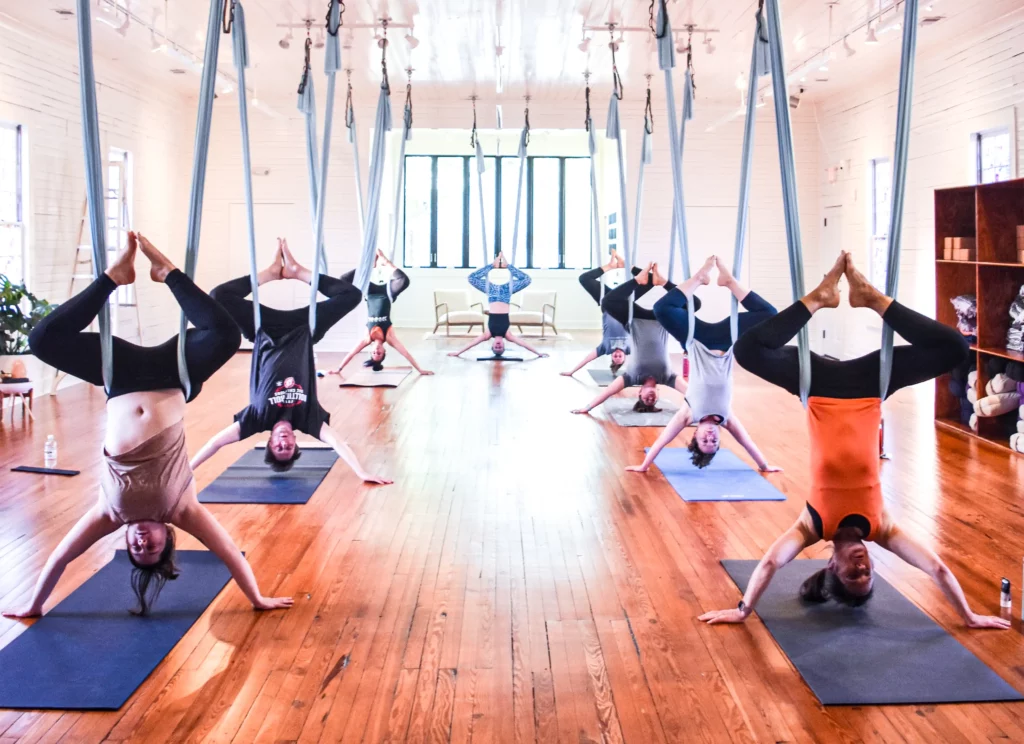 Aerial Yoga, Light on Yoga Fitness